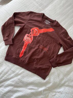 Post Malone -Sweatshirt-Austin 2023 Tour Keys -Crewneck - Concert Merch - Size L